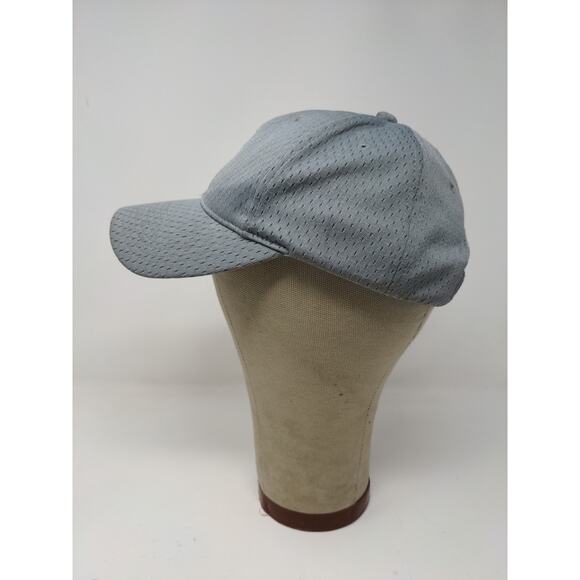 Youth Boys Strapback Cap Embroidered P Gray Port Authority Hat - Picture 4 of 10